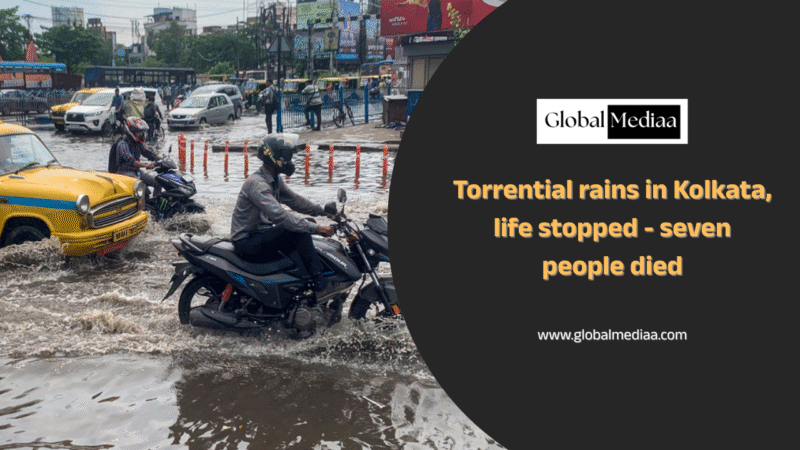 Torrential rains in Kolkata, life stopped – seven people died
