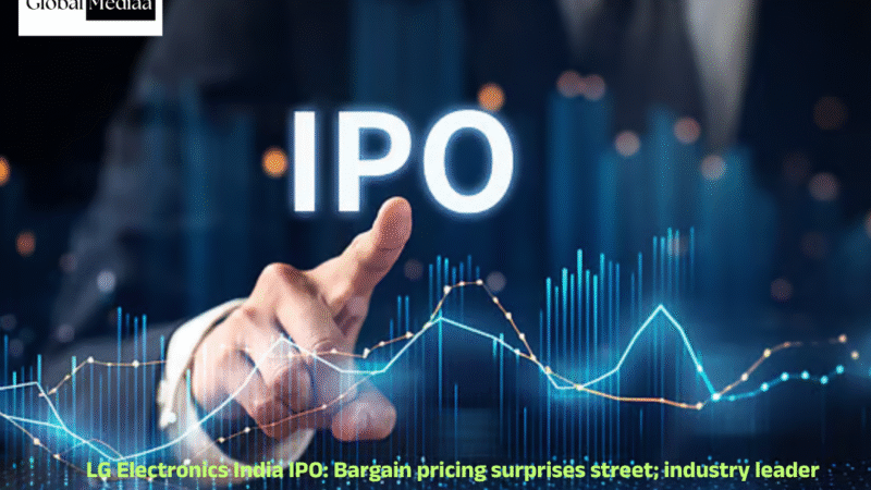 LG Electronics India IPO: Cheap pricing shocks the market; 1,000 crores of industrial companies were listed at a huge discount.