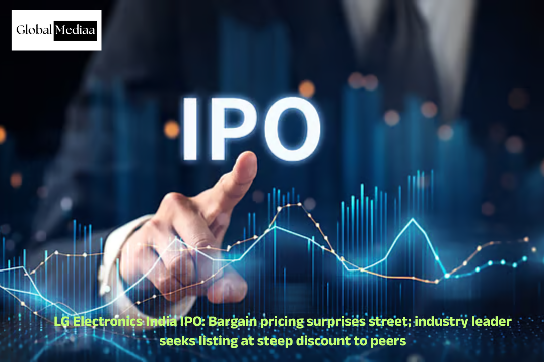 LG Electronics India IPO: Cheap pricing shocks the market; 1,000 crores of industrial companies were listed at a huge discount.