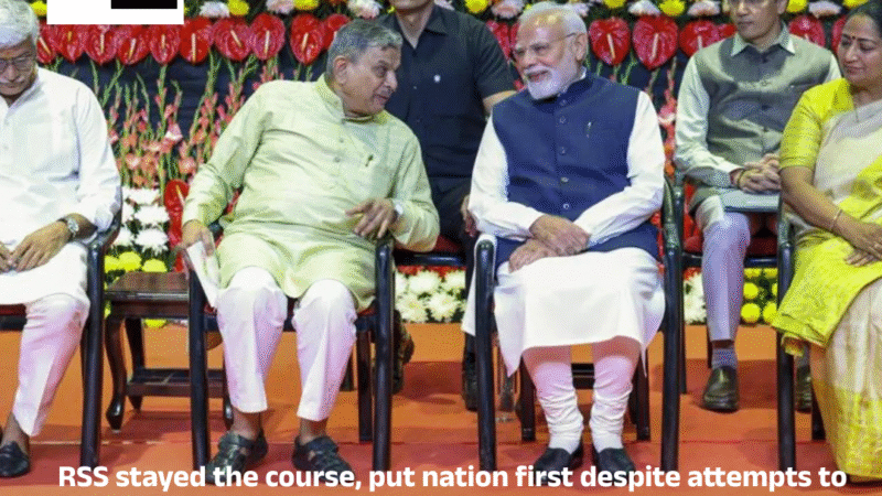 RSS stayed the course, put nation first despite attempts to vilify organisation: Modi