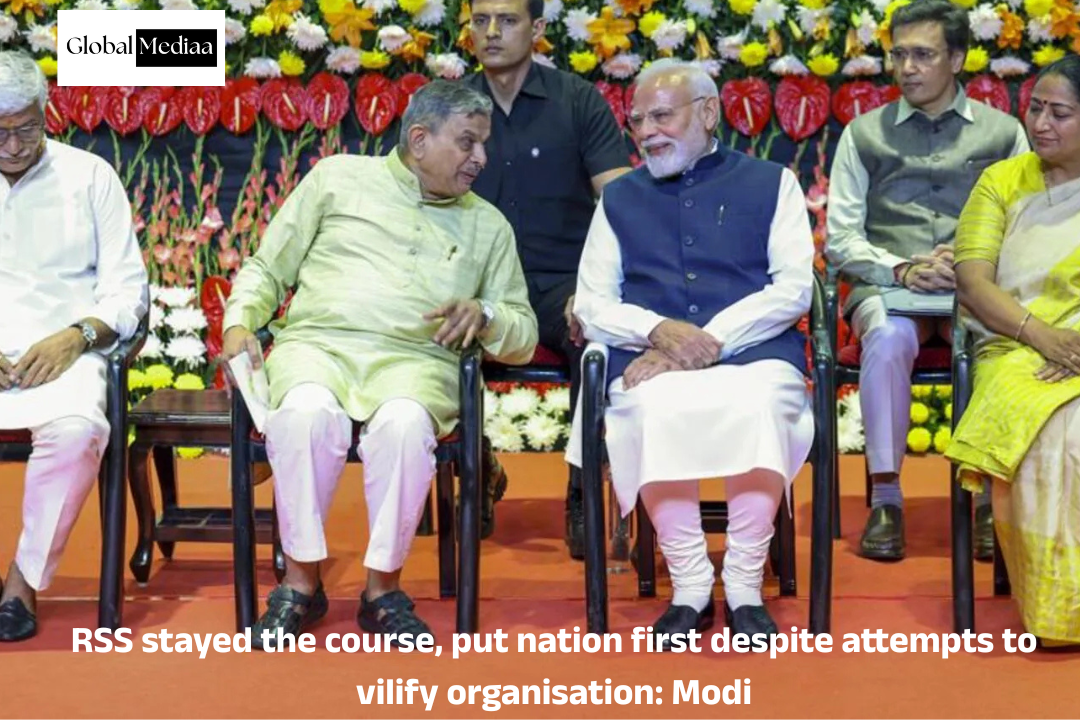 RSS stayed the course, put nation first despite attempts to vilify organisation: Modi