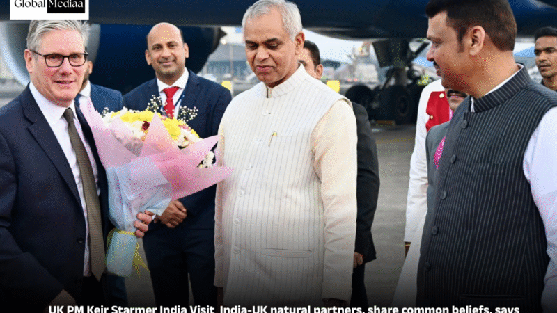 UK PM Keir Starmer India Visit : India-UK natural partners, share common beliefs, says PM Modi