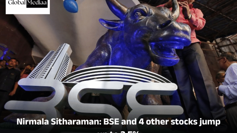 Nirmala Sitharaman: BSE and 4 other stocks jump up to 3.5%