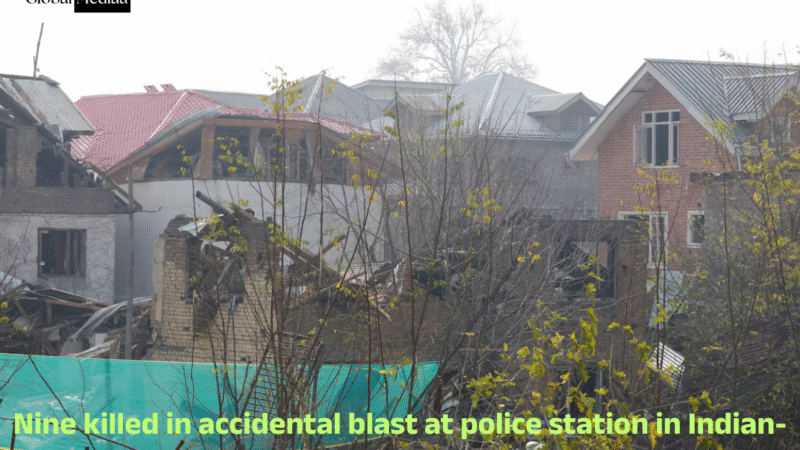 Kashmir: India प्रशासित कश्मीर में पुलिस स्टेशन पर आकस्मिक विस्फोट में नौ लोगों की मौत