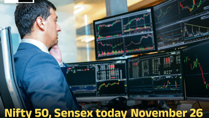 Nifty 50, Sensex today: 26 November को भारतीय शेयर बाजार से क्या उम्मीद करें