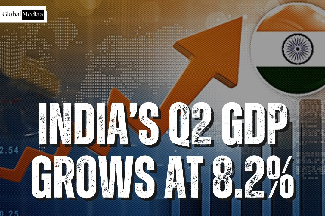 8.2% पर, GDP grows छह तिमाहियों में सबसे तेज़ गति से बढ़ी