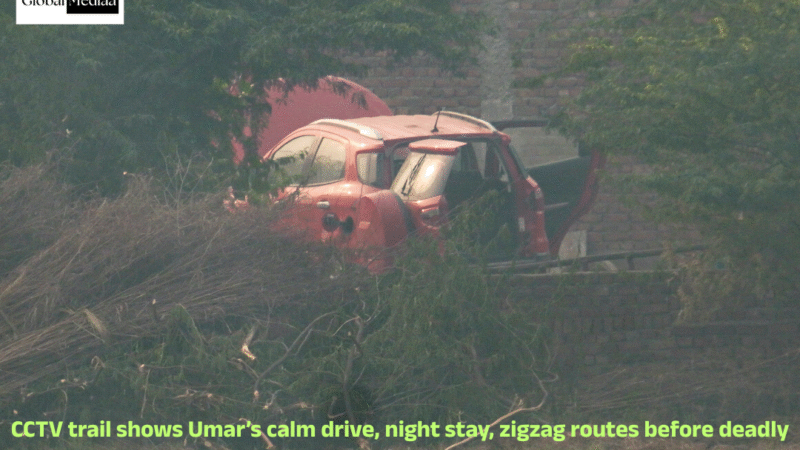 CCTV trail shows Umar’s calm drive, night stay, zigzag routes before deadly Red Fort blast