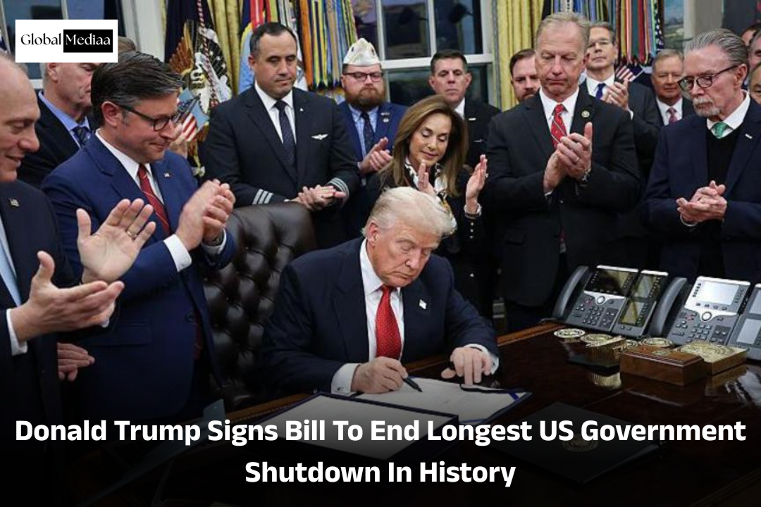 Donald Trump Signs Bill To End Longest US Government Shutdown In History