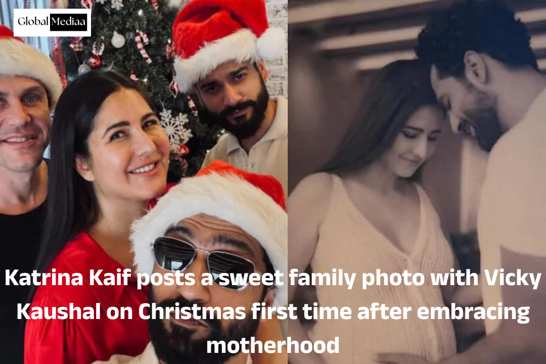 Katrina Kaif posts a sweet family photo with Vicky Kaushal on Christmas first time after embracing motherhood