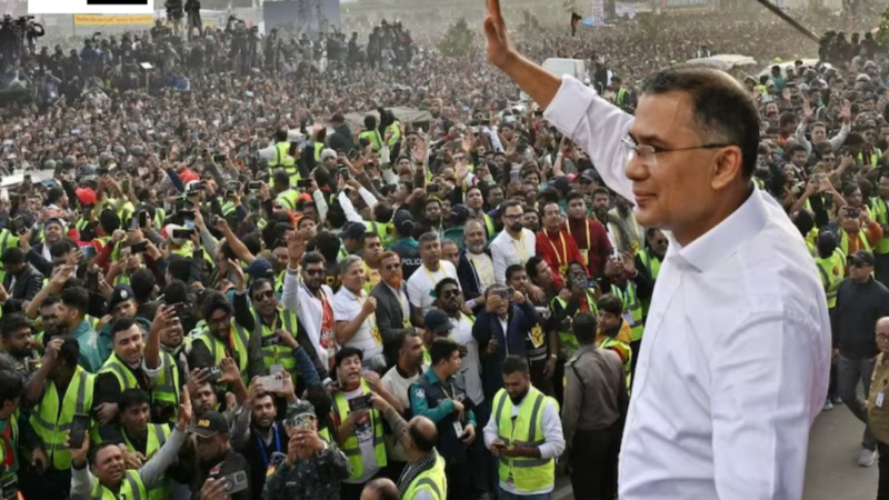 Bangladesh Nationalist Party acting chairman Tarique Rahman submits nomination papers for February polls