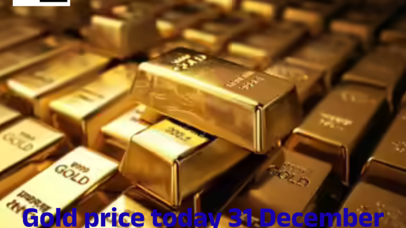 Gold price today 31 December:  Check gold prices in Delhi, other cities