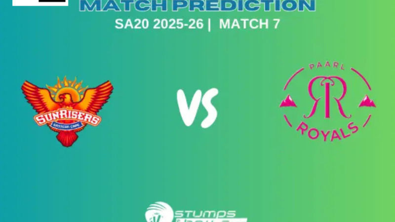 SA20 2025-26: Match 7, SEC vs PR Match Prediction – Who will win today’s SA20 match between Sunrisers Eastern Cape vs Paarl Royals?