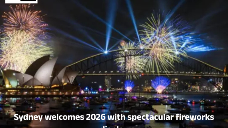 Sydney welcomes 2026 with spectacular fireworks display