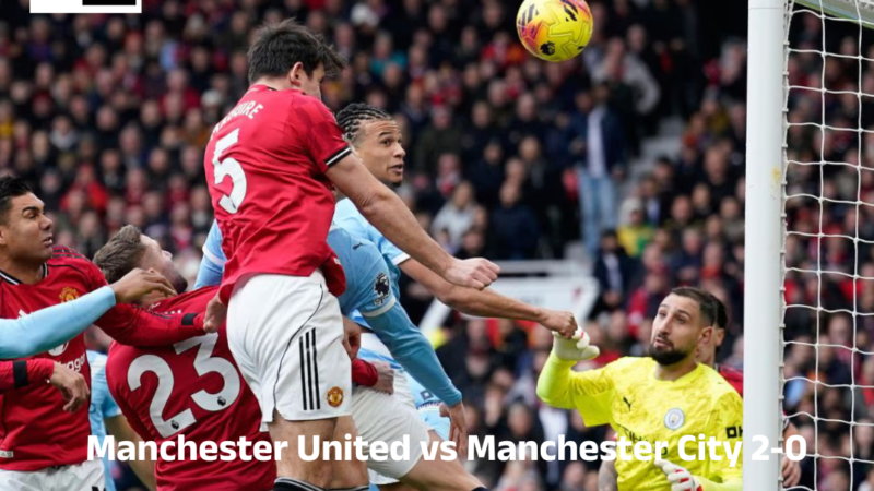 Manchester United vs Manchester City 2-0: Premier League