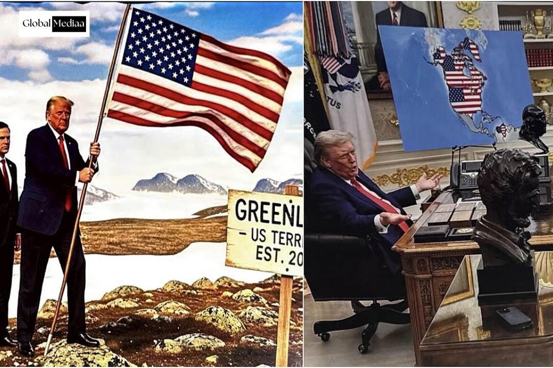 Trump shares new American map including Canada and Greenland as its part