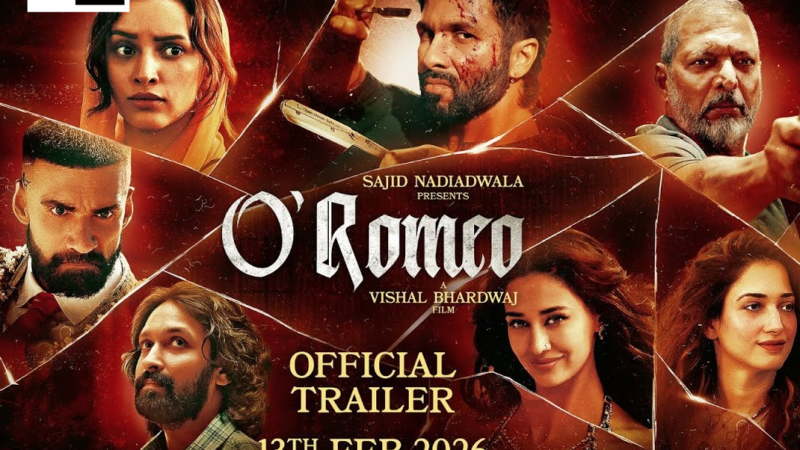 O’Romeo’ trailer: Shahid Kapoor and Triptii Dimri’s intense love story gets a violent twist in Vishal Bhardwaj’s actioner