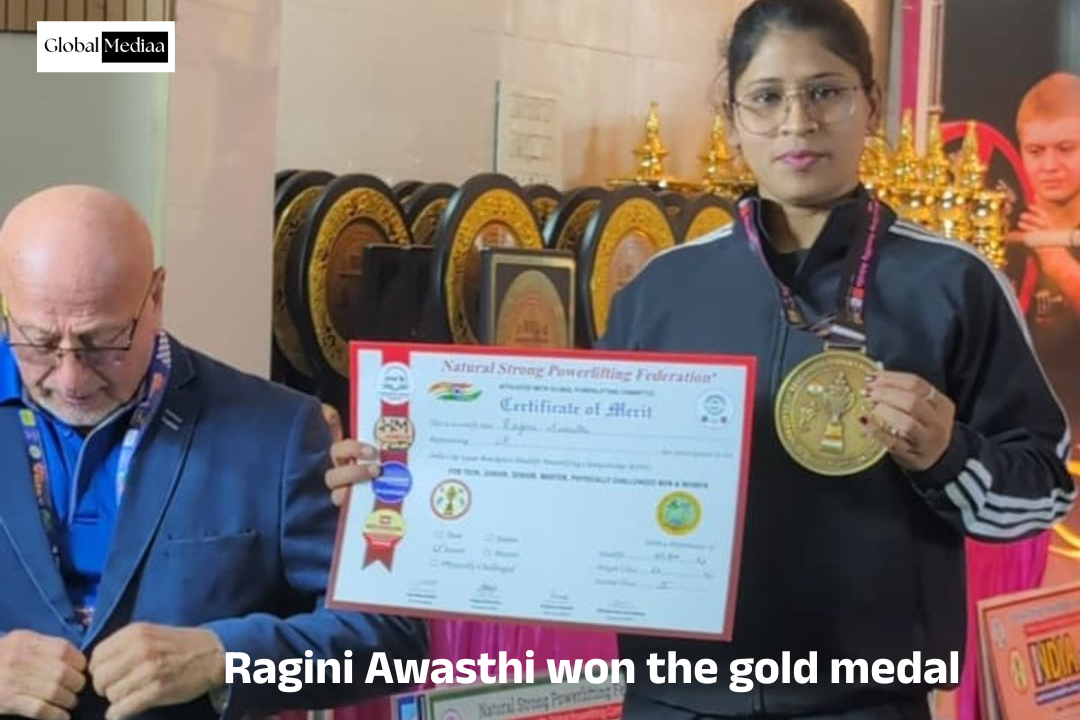 Unnao’s Ragini Awasthi won the gold medal: Achieved the feat in the Haryana National Power Lifting Championship