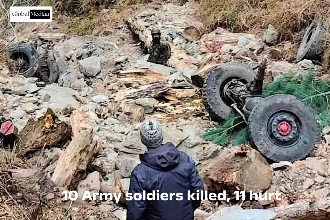 10 Army soldiers killed, 11 hurt as vehicle plunges into gorge in Jammu & Kashmir’s Doda