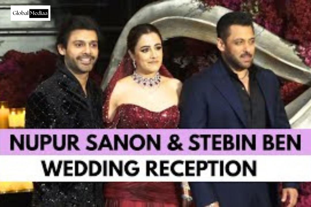 Salman Khan attends Nupur Sanon, Stebin Ben’s wedding reception, excited groom bows down in gratitude