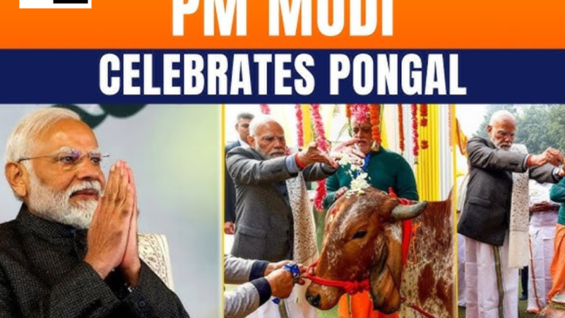 PM Modi Celebrates Pongal At Union Minister L Murugan’s Residence In Delhi