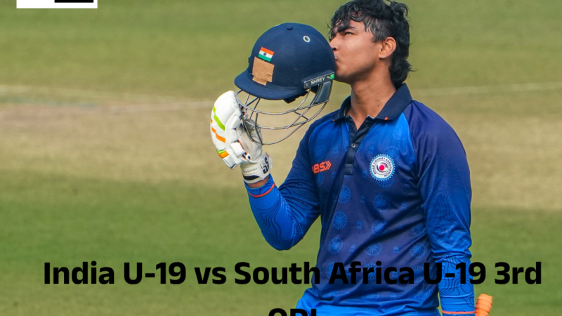India U-19 vs South Africa U-19 3rd ODI  Streaming Info: When and where to watch