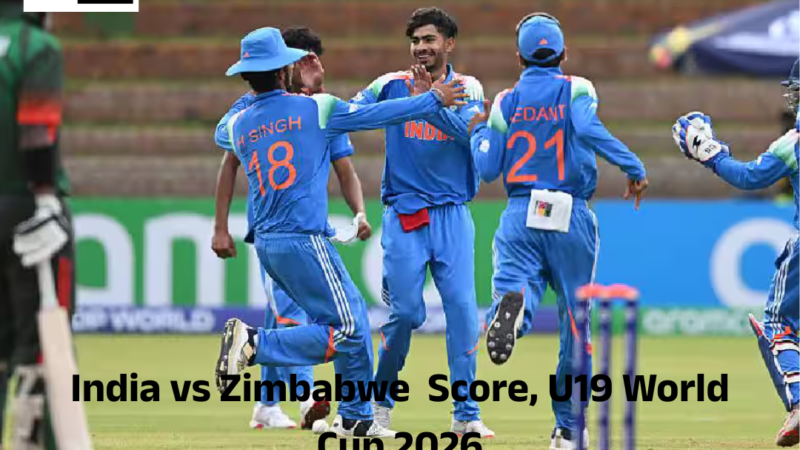India vs Zimbabwe  Score, U19 World Cup 2026: RCB’s IPL 2026 Star Vihaan Malhotra Slams Stunning Ton