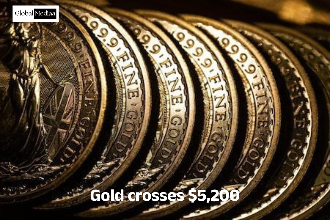 Gold crosses $5,200 an ounce for first time amid geopolitical, policy uncertainty