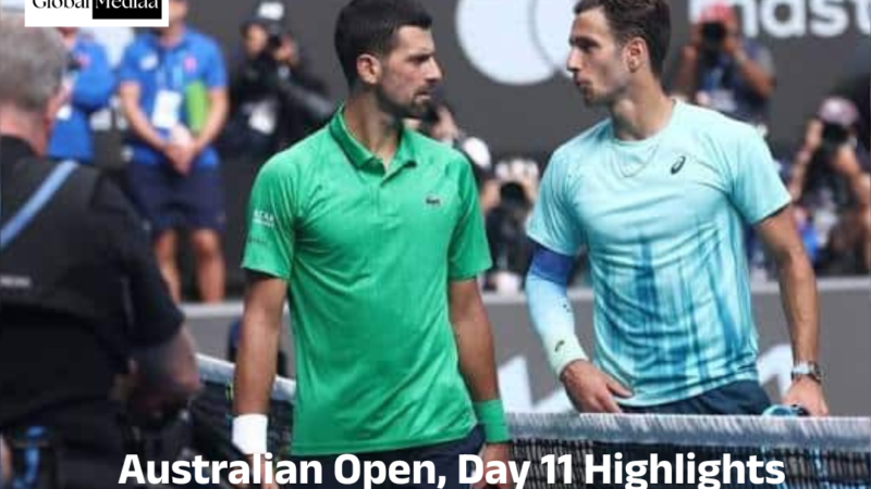 Australian Open, Day 11 Highlights: Sinner sets up Djokovic semi-final clash