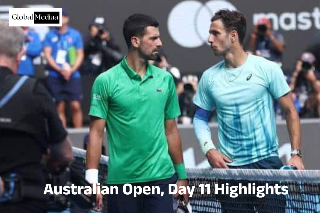 Australian Open, Day 11 Highlights: Sinner sets up Djokovic semi-final clash