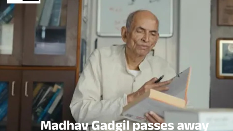 Pune: Renowned ecologist Madhav Gadgil passes away at 83