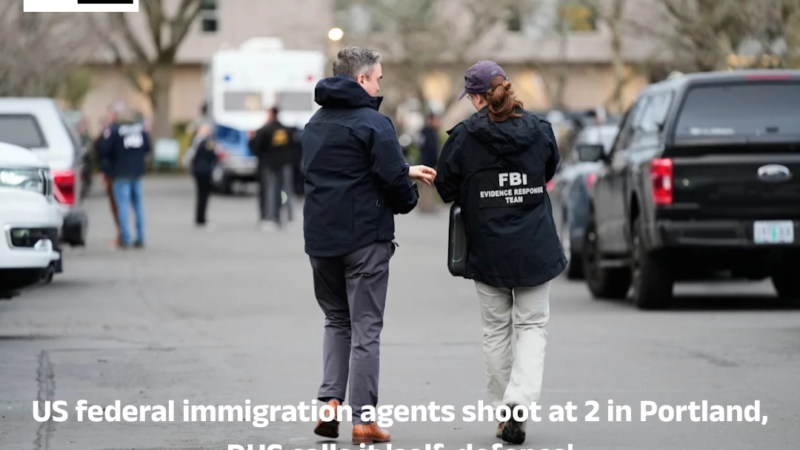 US federal immigration agents shoot at 2 in Portland, DHS calls it ‘self-defence’