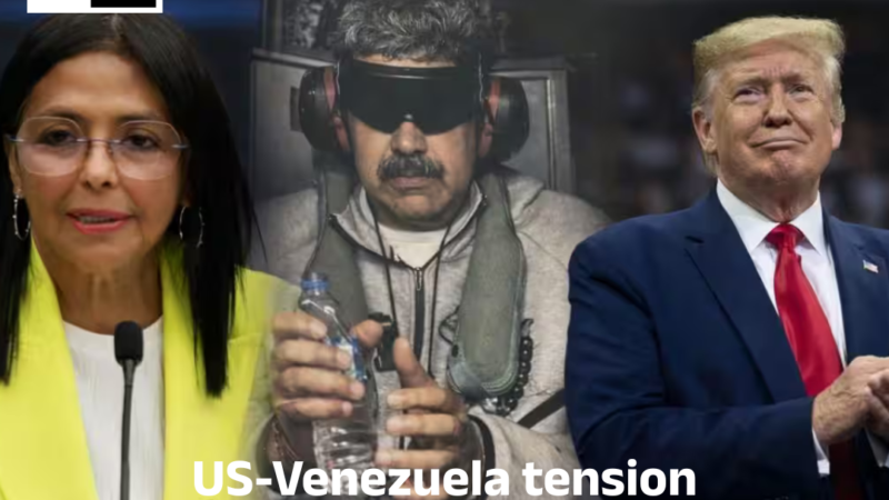 US-Venezuela tension : Gunfire reported near Venezuela presidential palace; Maduro and wife plead not guilty