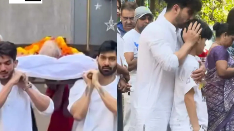 Arjun Bijlani’s father-in-law passes away; funeral held in Mumbai; several TV stars arrive to pay their respects.