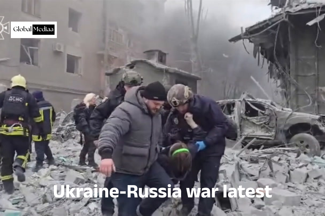 Ukraine-Russia war latest: Russian ballistic missile strike injures dozens in Kharkiv attack