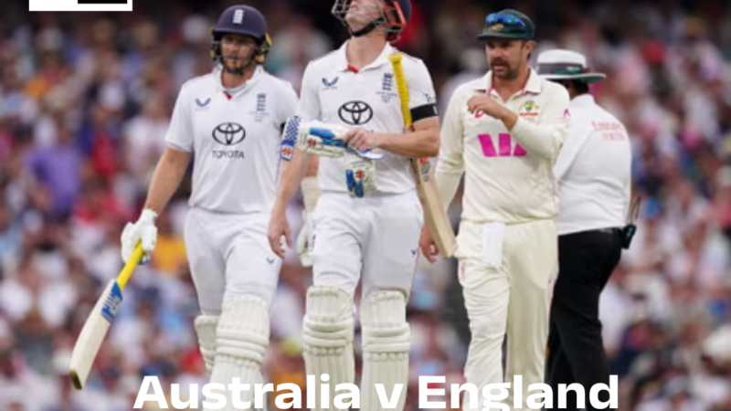 Australia v England: fifth Ashes Test, day one