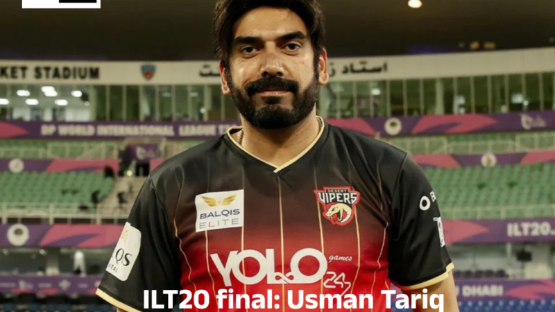 ILT20 final: Usman Tariq responds to throwing accusations, defends his action