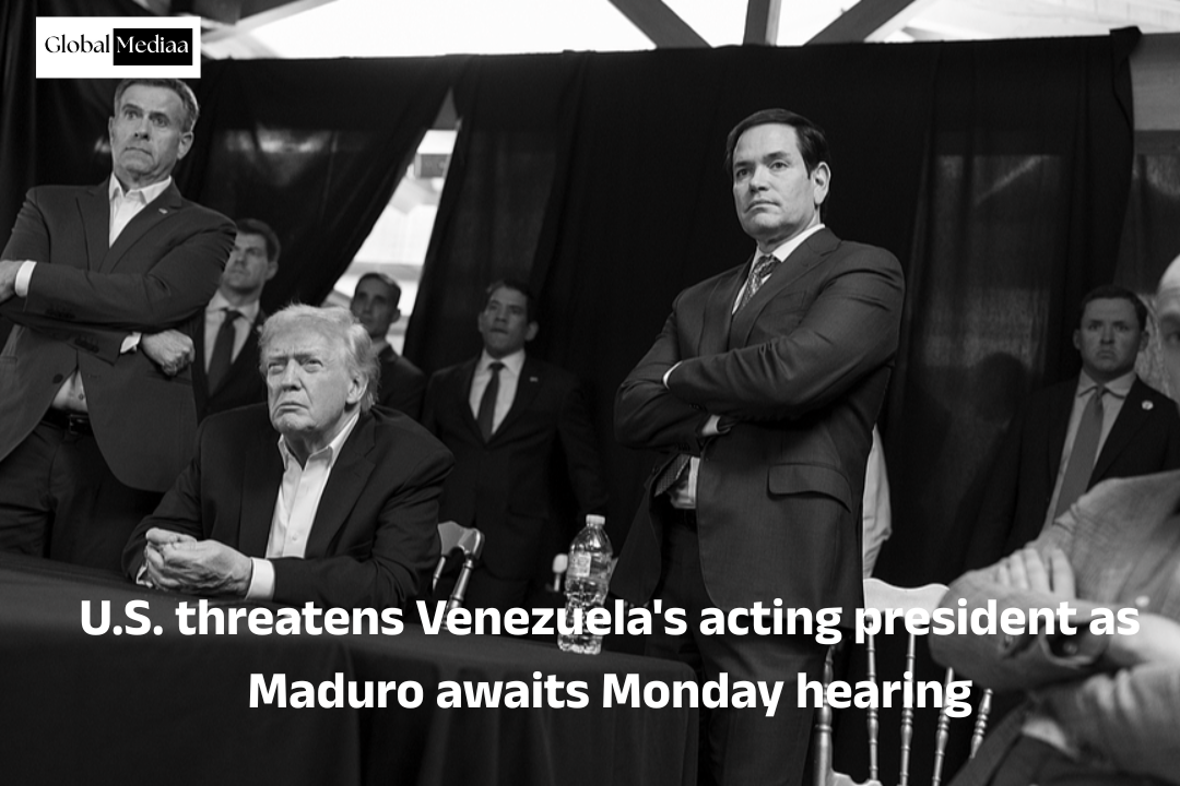 U.S. threatens Venezuela’s acting president as Maduro awaits Monday hearing