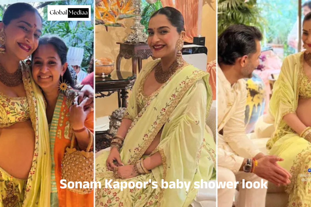 Sonam Kapoor’s baby shower look champions effortless Indianwear.