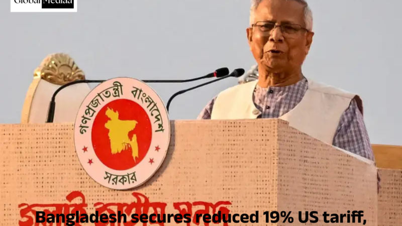 Bangladesh secures reduced 19% US tariff, exemption for some apparel made with US material