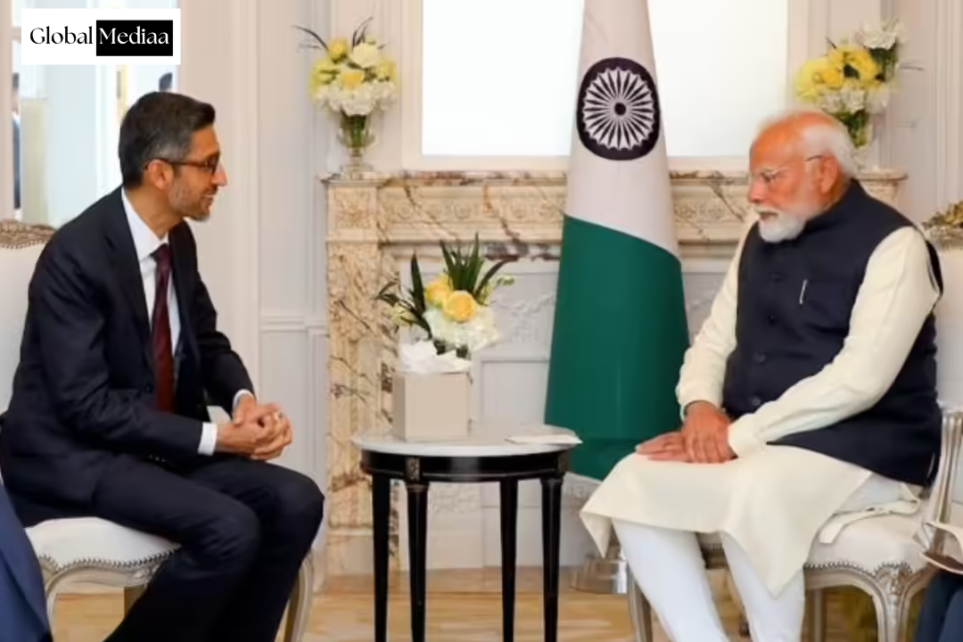 PM Modi Meets Google CEO Sundar Pichai, Discusses AI Collaboration