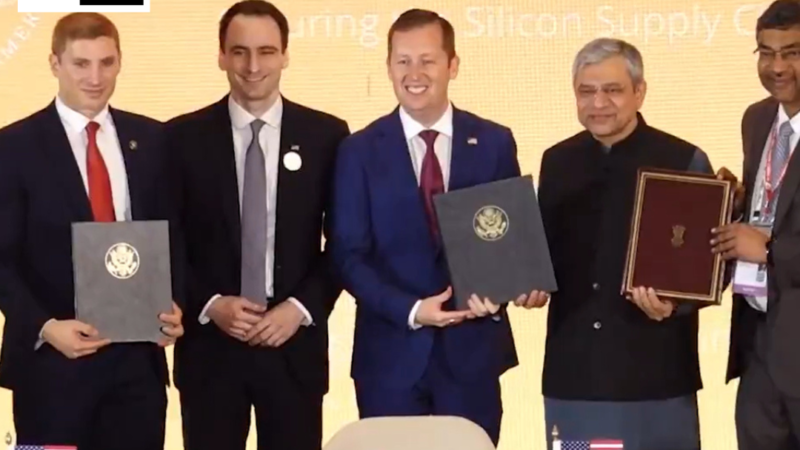 India signs agreement to join U.S.-led coalition Pax Silica