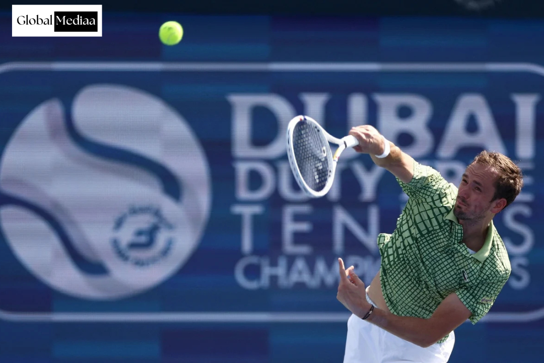 Dubai Championships: Medvedev beats Shang; Tsitsipas slips out of top 40 for first time in eight years