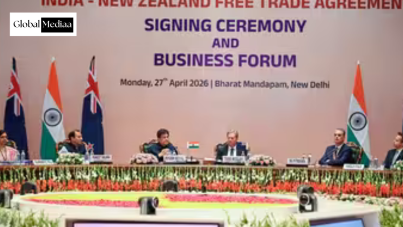 India-New Zealand FTA signed: $20 billion investment, 5,000 visas and duty-free access.