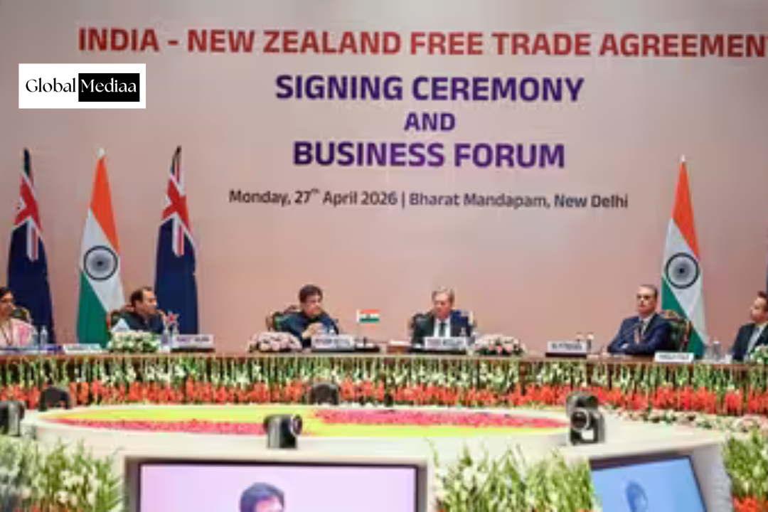 India-New Zealand FTA signed: $20 billion investment, 5,000 visas and duty-free access.