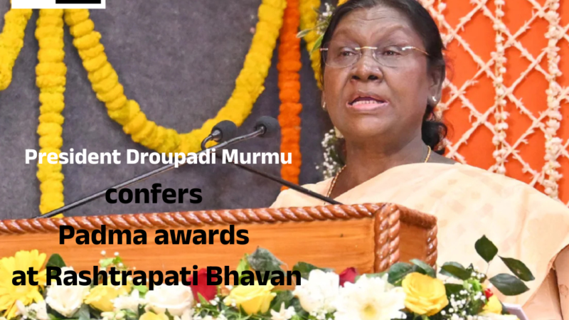President Droupadi Murmu confers 66 Padma awards