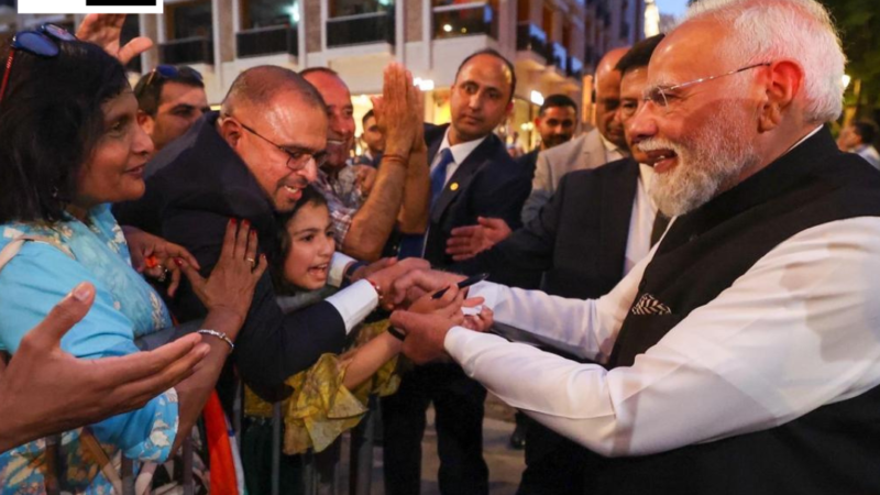 PM Modi in Paris updates: Modi arrives in Paris, meets members of Indian diaspora